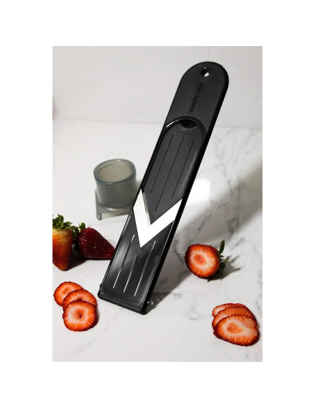 Mini Mandolina Microplane Acero Inoxidable Ajustable 33,66 cm