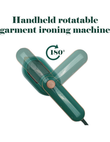Plancha de Ropa Portátil Marsrut 2 en 1 38W Verde