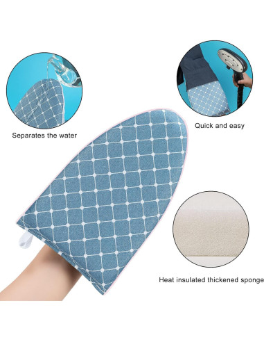 Guantes de Planchar a Vapor CINPIUK Azul Resistente al Calor