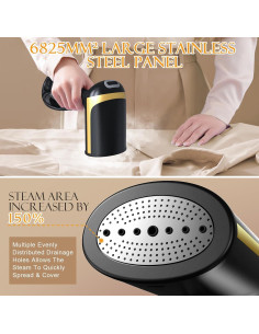 Vaporizador de Ropa Yewkoisl 300ml 1500W Calentamiento 20s 2