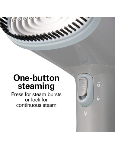 Hervidor de Ropa de Mano Hamilton Beach 1200W 400ml Gris/Azul