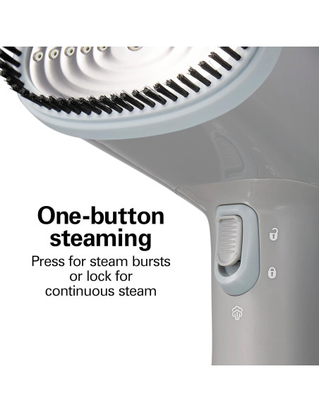 Hervidor de Ropa de Mano Hamilton Beach 1200W 400ml Gris/Azul