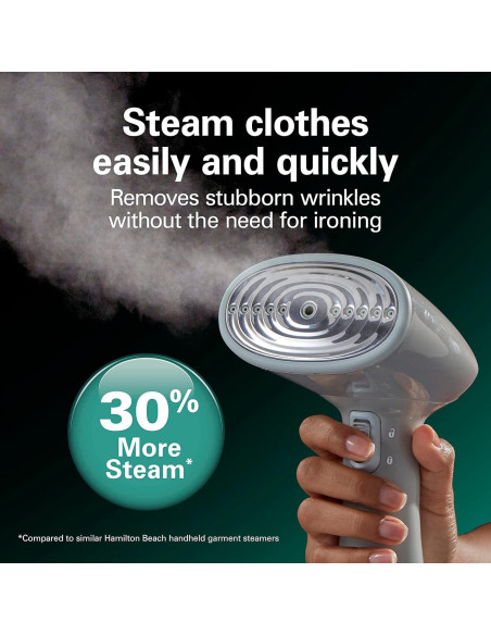 Hervidor de Ropa de Mano Hamilton Beach 1200W 400ml Gris/Azul