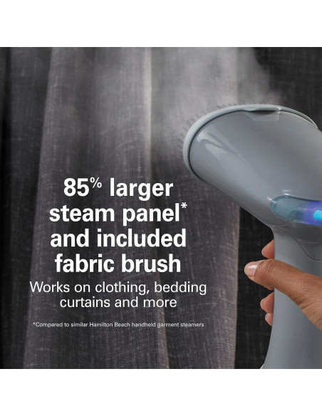 Hervidor de Ropa de Mano Hamilton Beach 1200W 400ml Gris/Azul