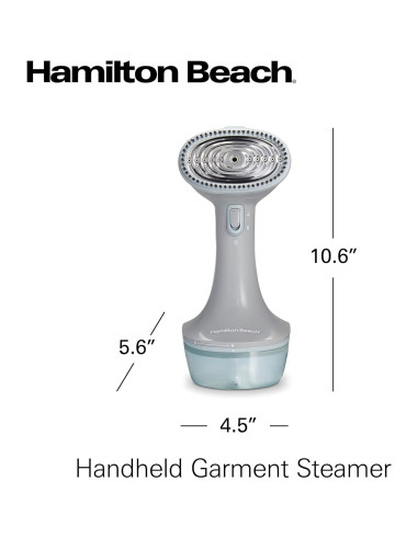 Hervidor de Ropa de Mano Hamilton Beach 1200W 400ml Gris/Azul