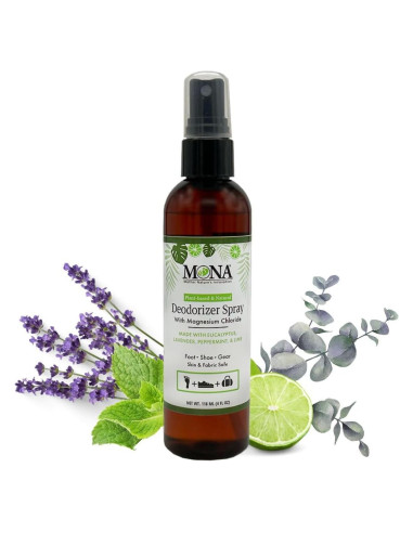 Desodorante Natural para Zapatos MONA 118 ml Eliminador Olores