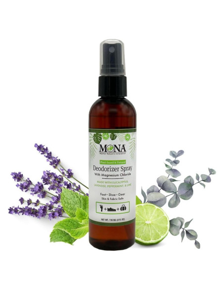 Desodorante Natural para Zapatos MONA 118 ml Eliminador Olores