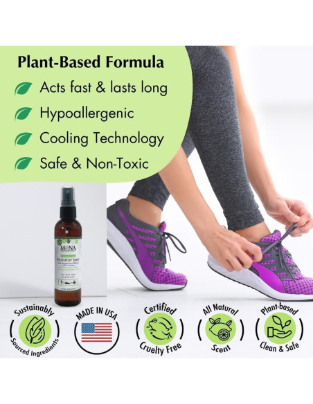 Desodorante Natural para Zapatos MONA 118 ml Eliminador Olores