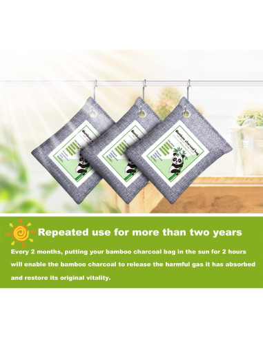 Absorbente de Olores Carbón Activado Mayunuo 15 Bolsas