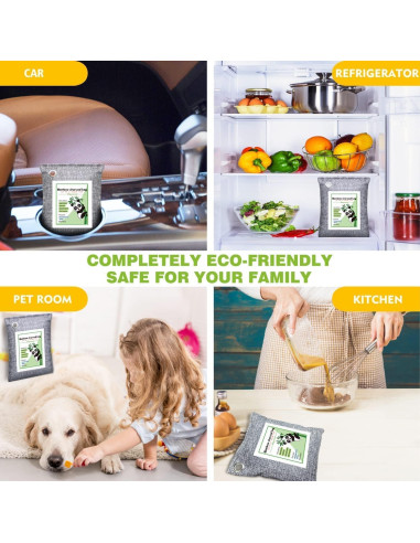 Absorbente de Olores Carbón Activado Mayunuo 15 Bolsas