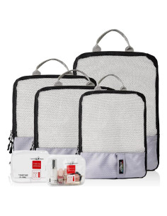 Cubos de Compresión Edraco 6 Pzs Nylon Organizador Viaje