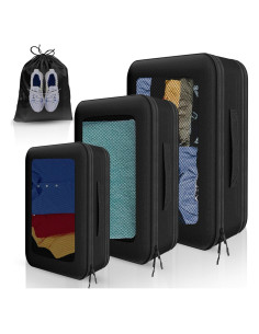 Set de 4 Cubos de Compresión SafiSpiral para Empacar