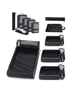 Cubos de Empaque BAGSMART para Viaje 6 Piezas Negro