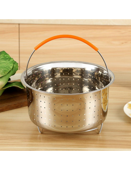 Cesta de Cocción al Vapor Acero Inoxidable 21,5 cm