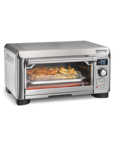 Horno Tostador Digital Hamilton Beach 1500W Freidora de Aire 6 en 1