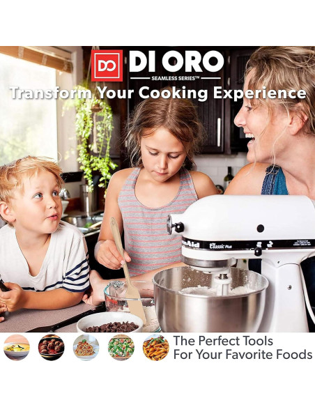 Conjunto de Espátulas de Silicona DI ORO 4 Piezas Arcilla