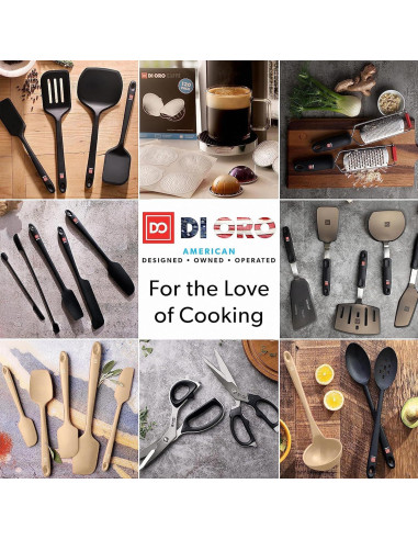 Conjunto de Espátulas de Silicona DI ORO 4 Piezas Arcilla