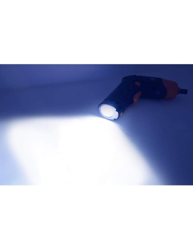 Destornillador Eléctrico Inalámbrico WEN 4V con Linterna y Accesorios