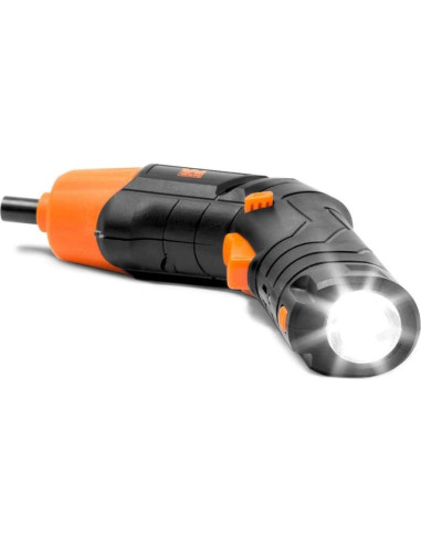 Destornillador Eléctrico Inalámbrico WEN 4V con Linterna y Accesorios