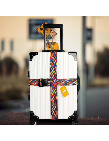 Correas de Equipaje Ajustables CEPORASK 2023 Colorido 1.85m