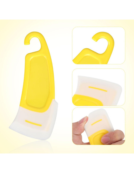 4 Espátulas de Silicona NQEUEPN 14x5 cm para Cocina y 3D