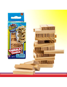 Juego de Torre de Caída Mini JA-RU 36 Bloques de Madera 2