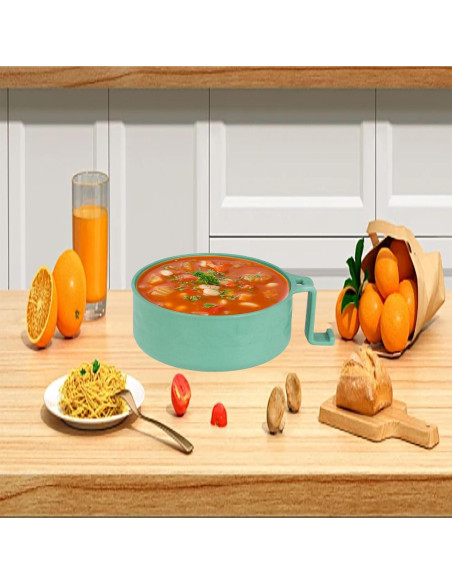 Tazón de Ramen OZY para Microondas Verde 6 Piezas