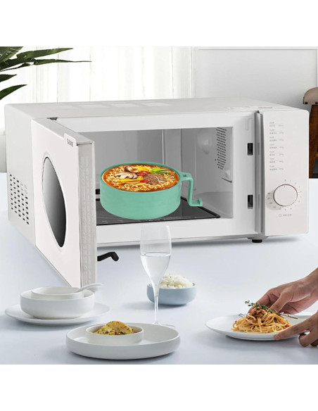Tazón de Ramen OZY para Microondas Verde 6 Piezas