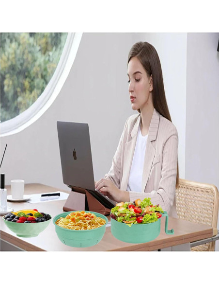 Tazón de Ramen OZY para Microondas Verde 6 Piezas