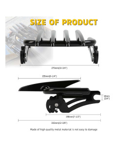 Soporte de Equipaje Desmontable JMTBNO para Harley 2009-2024 2