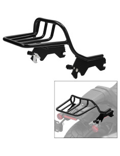 Soporte de Equipaje TCMT Negro para Harley 2 Personas 2