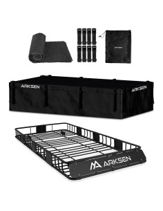 ARKSEN Rack de Techo 213 cm x 99 cm x 15 cm 250 kg con Bolsa