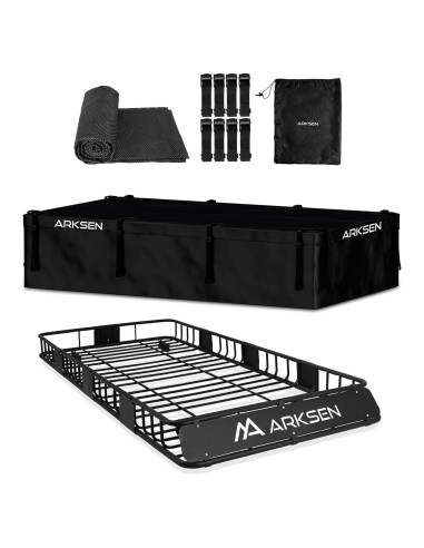 ARKSEN Rack de Techo 213 cm x 99 cm x 15 cm 250 kg con Bolsa
