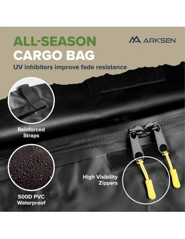 ARKSEN Rack de Techo 213 cm x 99 cm x 15 cm 250 kg con Bolsa