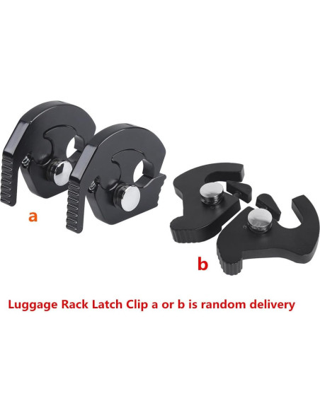 Soporte de Equipaje Desmontable TCMT Negro para Harley 2014-2025