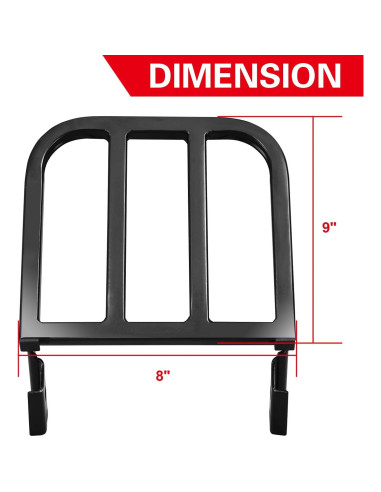 Soporte de Equipaje Desmontable NOVALLA para Harley 883 2004-2022