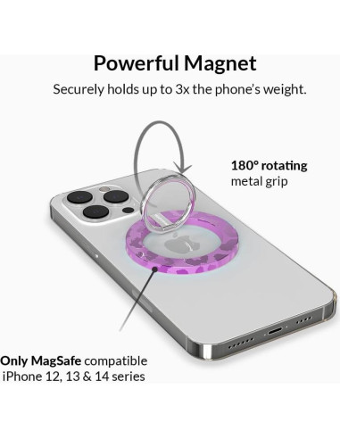 Soporte Magnético Ajustable Velvet Caviar para iPhone 16-12