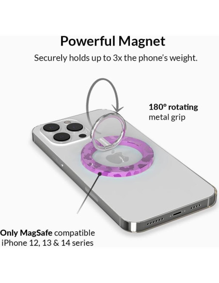 Soporte Magnético Ajustable Velvet Caviar para iPhone 16-12