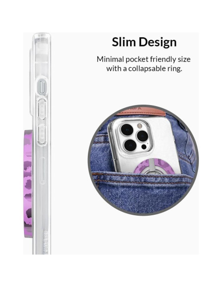 Soporte Magnético Ajustable Velvet Caviar para iPhone 16-12