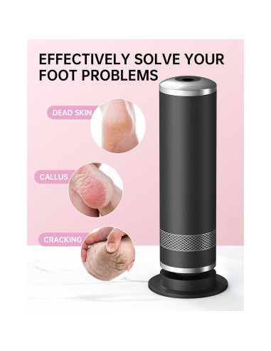 Removedor de Callos Eléctrico Tohecu FCM-08 Negro con 60 Discos