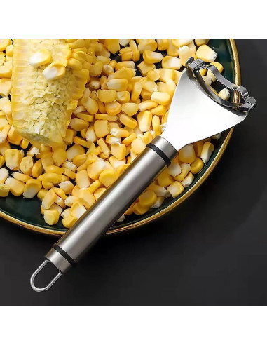 Pelador de Maíz LANSKYWARE 3PCS Acero Inoxidable Ergonómico