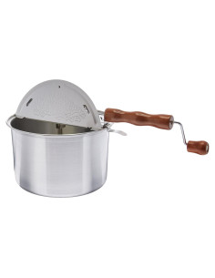 Whirly Pop Popcorn Popper 6L Aluminio Plata Rápido