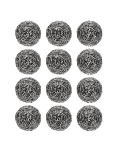 12 Estropajos de Acero Inoxidable KTOJOY para Cocina