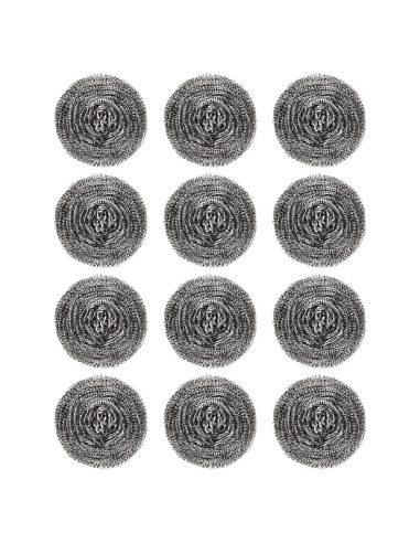 12 Estropajos de Acero Inoxidable KTOJOY para Cocina