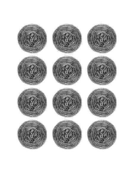 12 Estropajos de Acero Inoxidable KTOJOY para Cocina