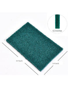 Esponjas de Fregado Reutilizables GUEICN 12 Piezas Verde 2