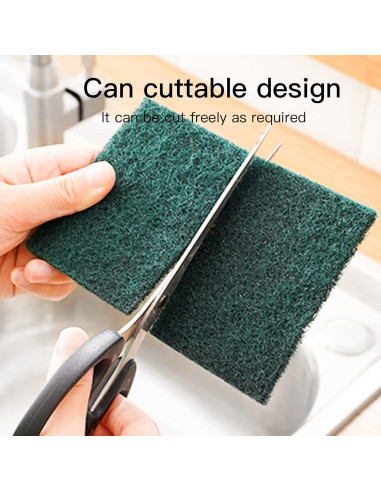 Esponjas de Fregado Reutilizables GUEICN 12 Piezas Verde