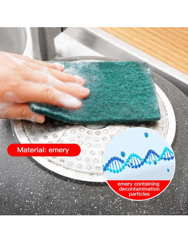 Esponjas de Fregado Reutilizables GUEICN 12 Piezas Verde