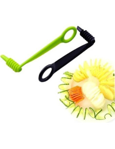 Cortador de Espiral de Verduras Fansoftiks 2 Piezas 2