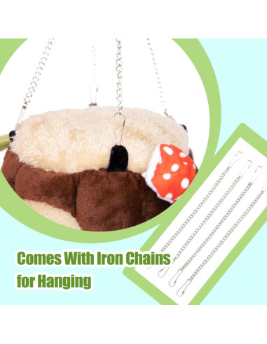 Escondite para Cobayas Aichillatum S 19.1x19.1x17cm Lavable